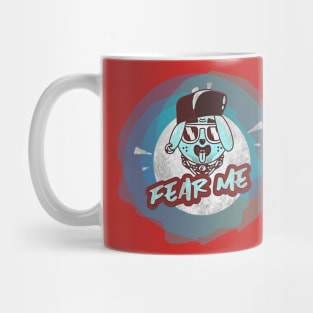 Fear Me (rabbit in glasses and pierced ear) Mug